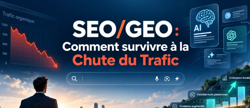 SEO / GEO : Comment survivre à la chute du trafic ?
